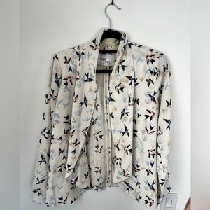 Jacket with birds